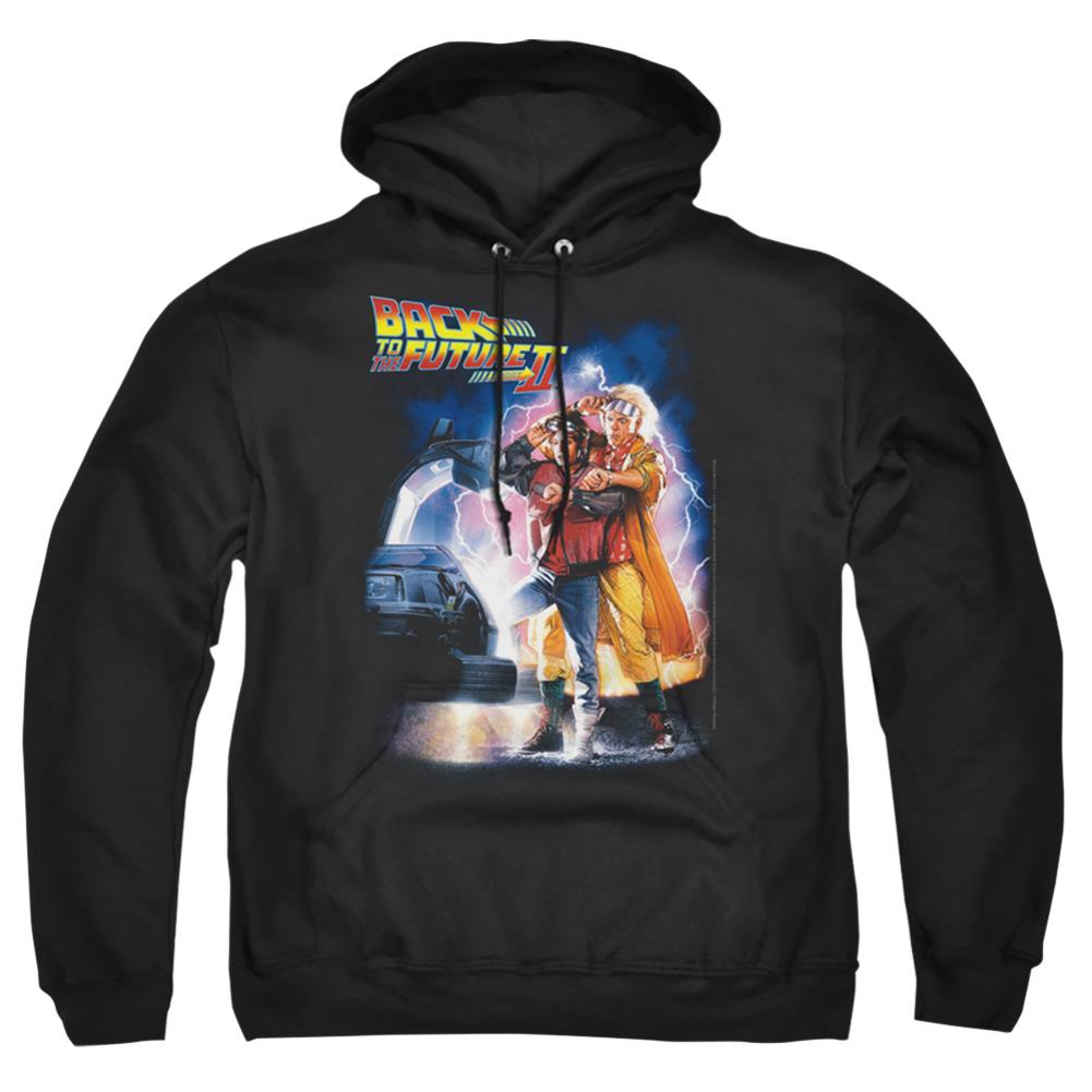 Back To The Future II Poster Men's Pull-Over 75 25 Poly Hoodie