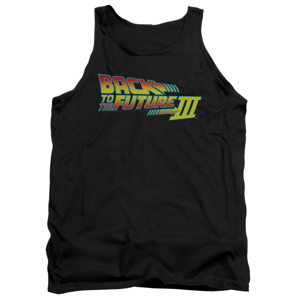 Back To The Future III Logo Men's 18/1 Cotton Tank Top