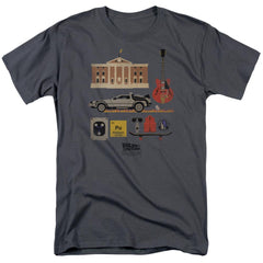 Back To The Future Items Men's 18/1 Cotton Short-Sleeve T-Shirt