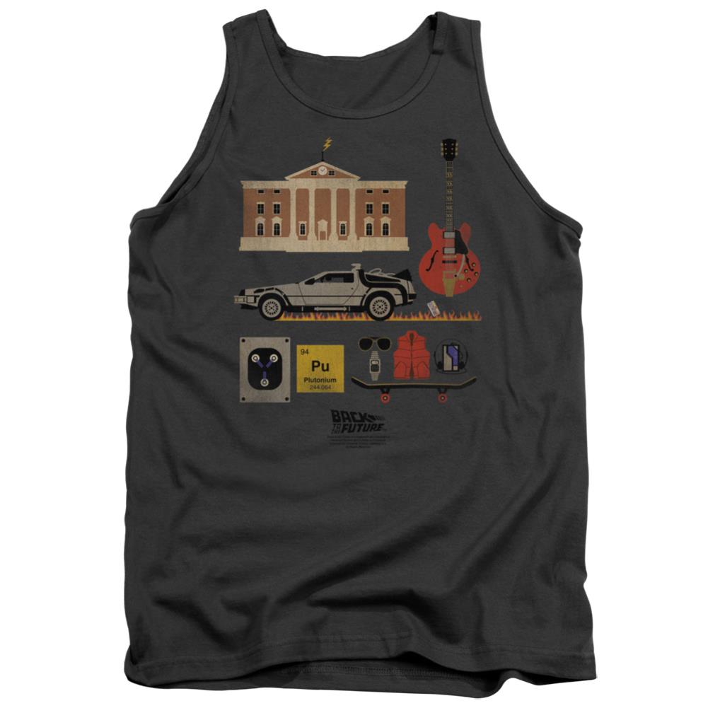 Back To The Future Items Men's 18/1 Cotton Tank Top