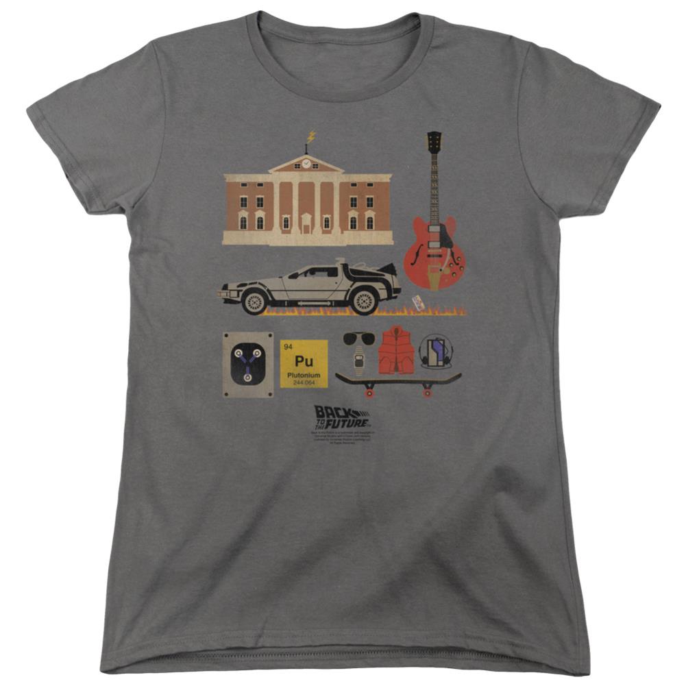 Back To The Future Items Women's 18/1 Cotton Short-Sleeve T-Shirt