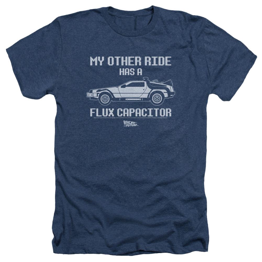 Back To The Future Other Ride Men's 30/1 Heather 60 40 Poly Short-Sleeve T-Shirt