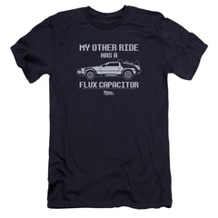Back To The Future Other Ride Men's Ultra-Soft 30/1 Cotton Slim Short-Sleeve T-Shirt