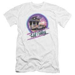 Back To The Future Ride Men's Ultra-Soft 30/1 Cotton Slim Short-Sleeve T-Shirt