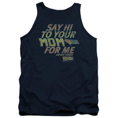 Back To The Future Say Hi Men's 18/1 Cotton Tank Top