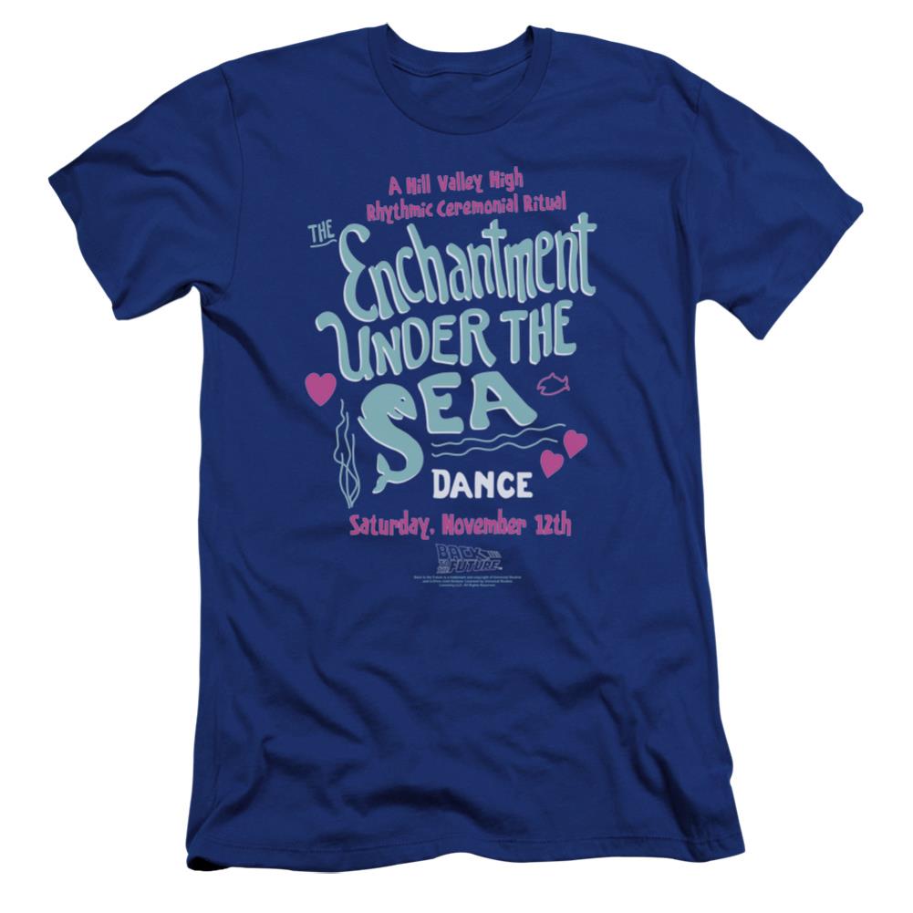 Back To The Future Under The Sea Men's Ultra-Soft 30/1 Cotton Slim Short-Sleeve T-Shirt