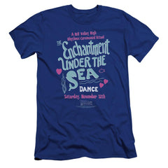 Back To The Future Under The Sea Men's Ultra-Soft 30/1 Cotton Slim Short-Sleeve T-Shirt