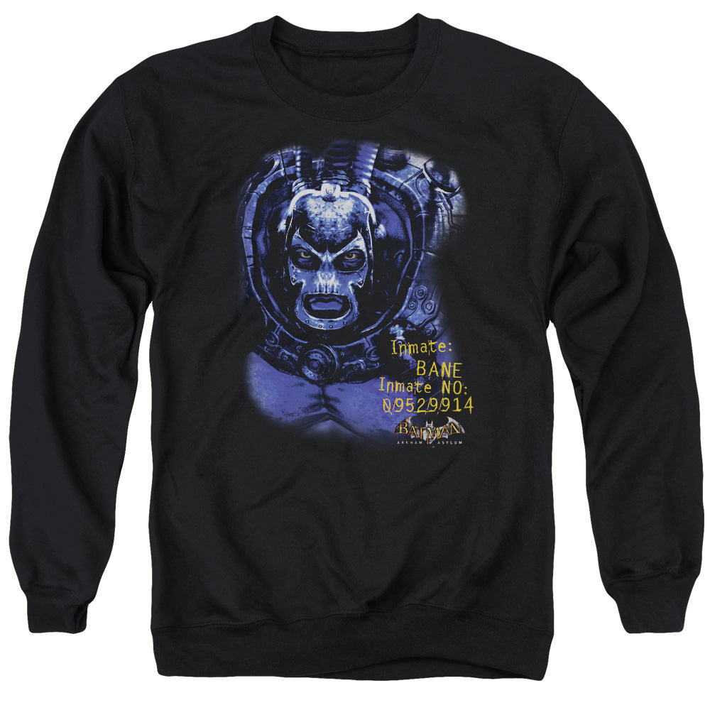 Batman Arkham Asylum Arkham Bane Men's Crewneck 50 50 Poly Long-Sleeve T-Shirt