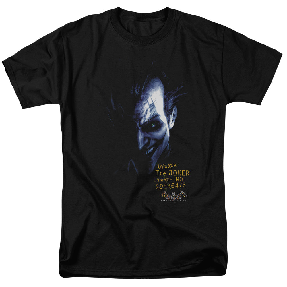 Batman Arkham Asylum Arkham Joker Men's 18/1 Cotton Short-Sleeve T-Shirt