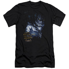 Batman Arkham Asylum Arkham Killer Croc Men's Ultra-Soft 30/1 Cotton Slim Short-Sleeve T-Shirt