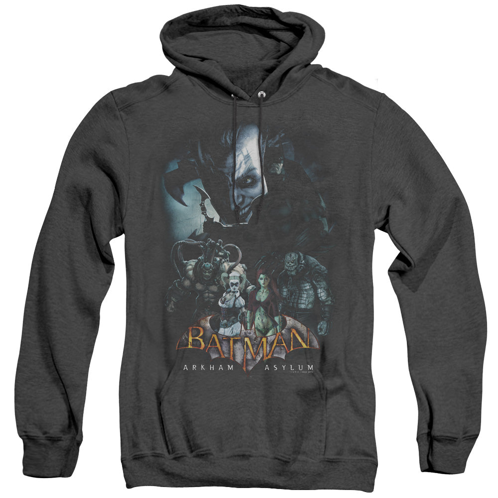 Batman Arkham Asylum Five Against One Men's Pull-Over Hoodie
