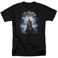 Batman Arkham Asylum Game Cover Men's 18/1 Cotton Short-Sleeve T-Shirt