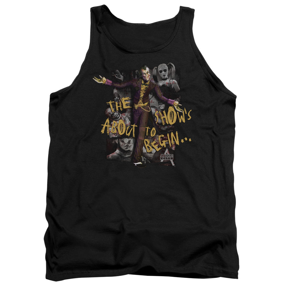 Batman Arkham City About To Begin Men's 18/1 Cotton Tank Top