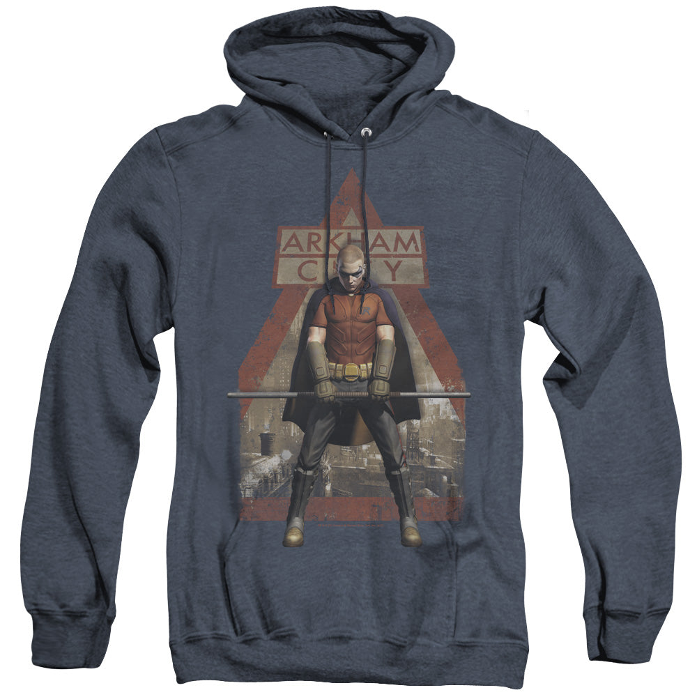 Batman Arkham City Arkham Robin Men's Pull-Over Hoodie