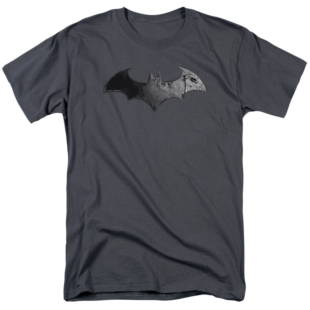 Batman Arkham City Bat Logo Men's 18/1 Cotton Short-Sleeve T-Shirt