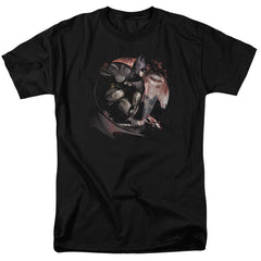 Batman Arkham City Blood Moon Men's 18/1 Cotton Short-Sleeve T-Shirt