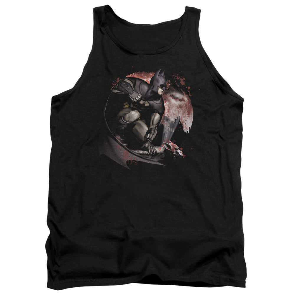 Batman Arkham City Blood Moon Men's 18/1 Cotton Tank Top