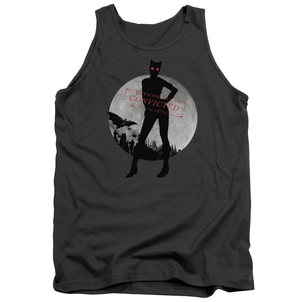 Batman Arkham City Catwoman Convicted Men's 18/1 Cotton Tank Top