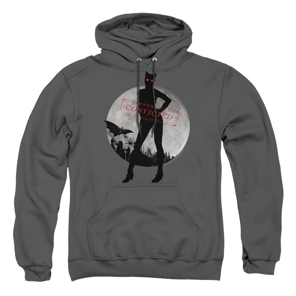 Batman Arkham City Catwoman Convicted Men's Pull-Over 75 25 Poly Hoodie