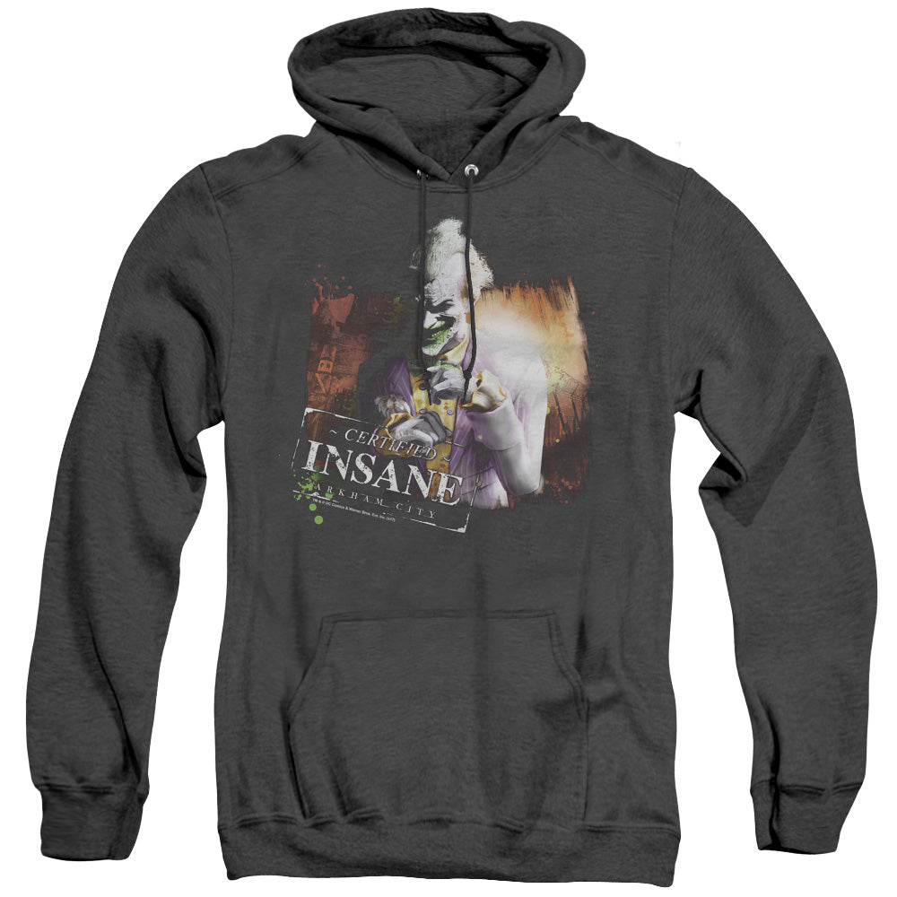 Batman Arkham City Certified Insane Men's Pull-Over Hoodie