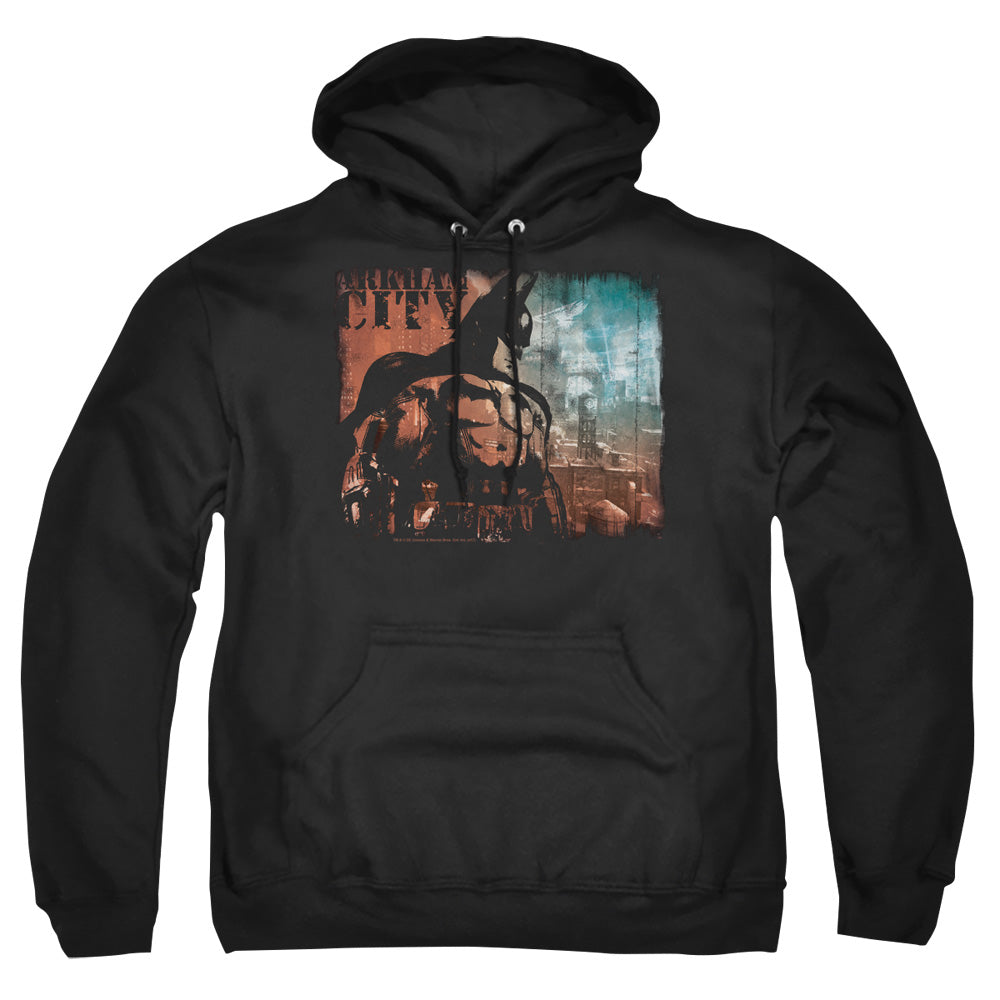 Batman Arkham City City Knockout Men's Pull-Over 75 25 Poly Hoodie