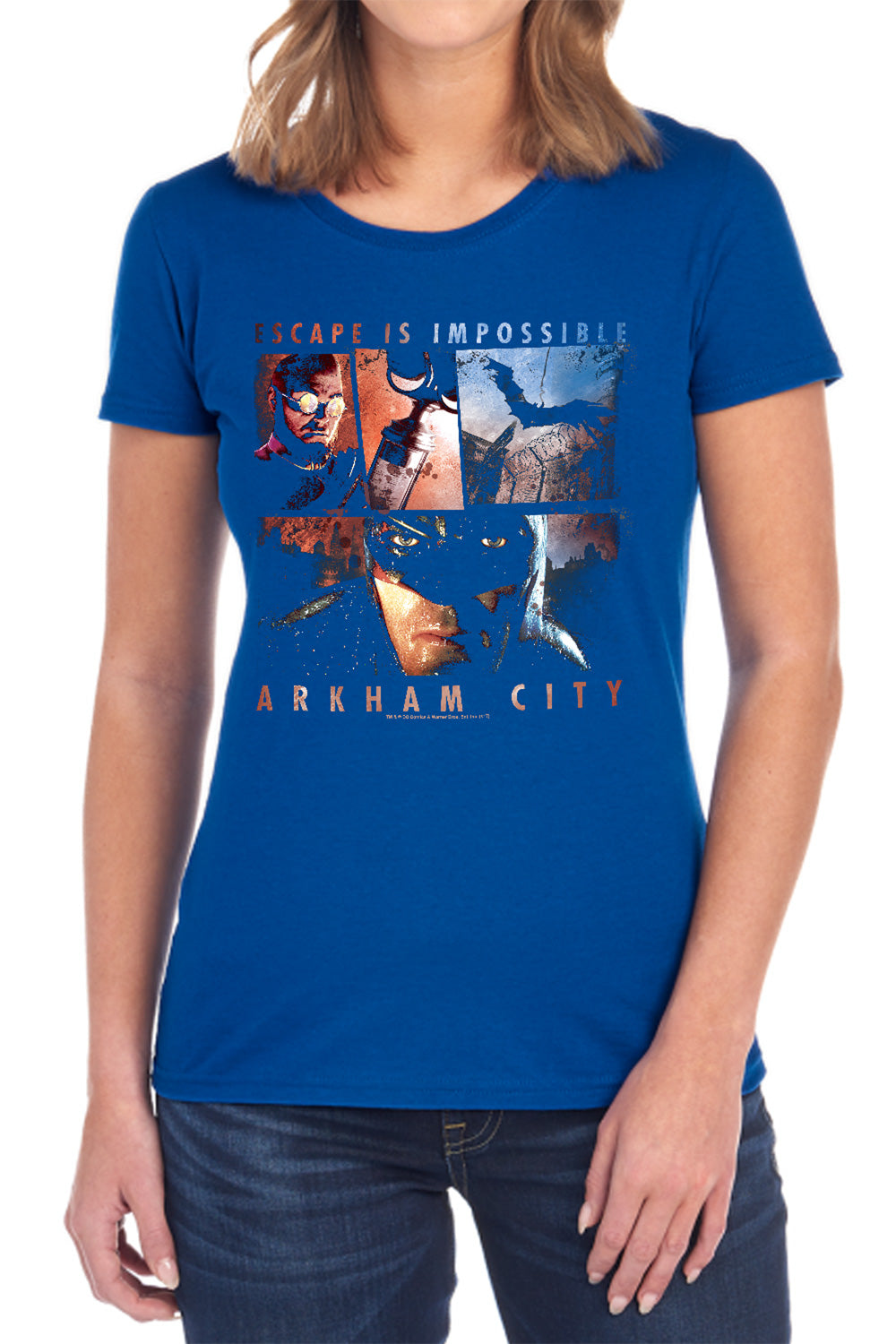 Batman Arkham City Escape Is Impossible Women's 18/1 Cotton Short-Sleeve T-Shirt