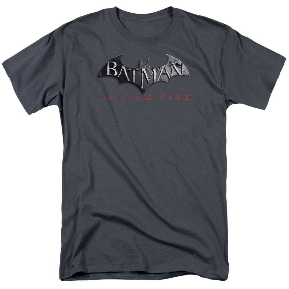 Batman Arkham City Logo Men's 18/1 Cotton Short-Sleeve T-Shirt