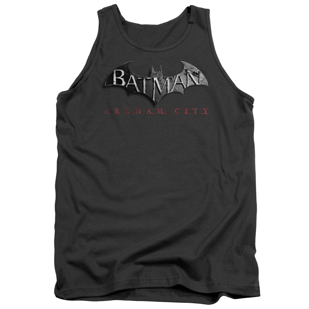 Batman Arkham City Logo Men's 18/1 Cotton Tank Top