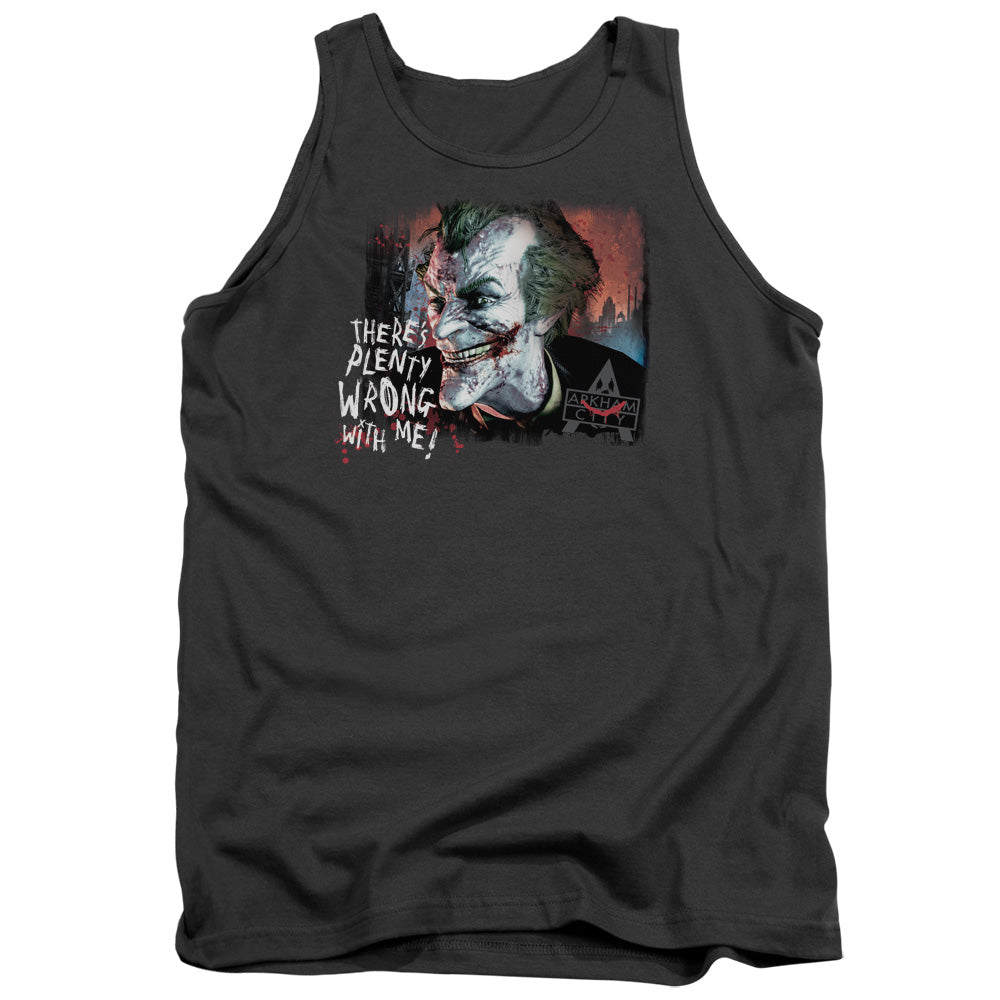 Batman Arkham City Plenty Wrong Men's 18/1 Cotton Tank Top