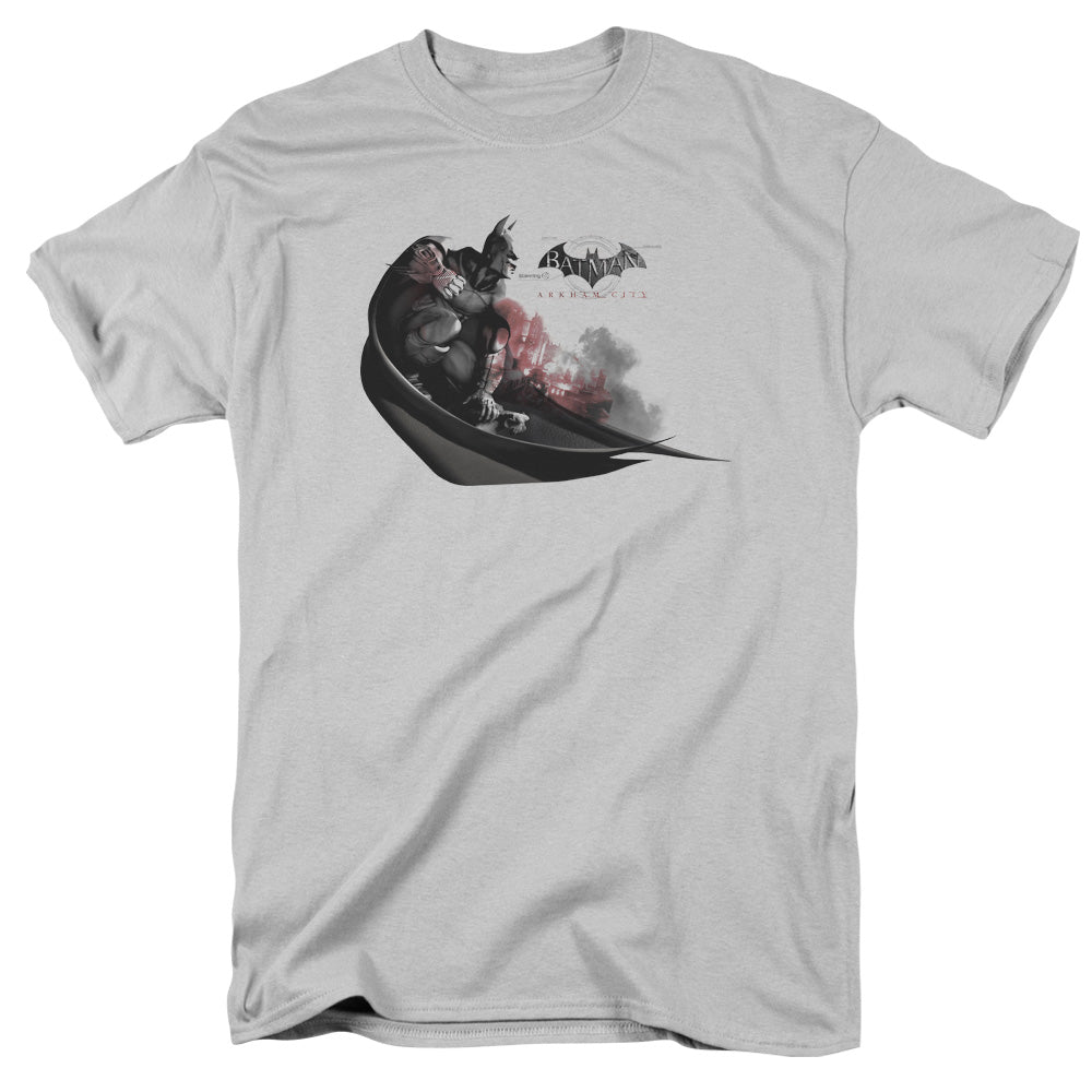 Batman Arkham City Ready To Pounce Men's 18/1 Cotton Short-Sleeve T-Shirt