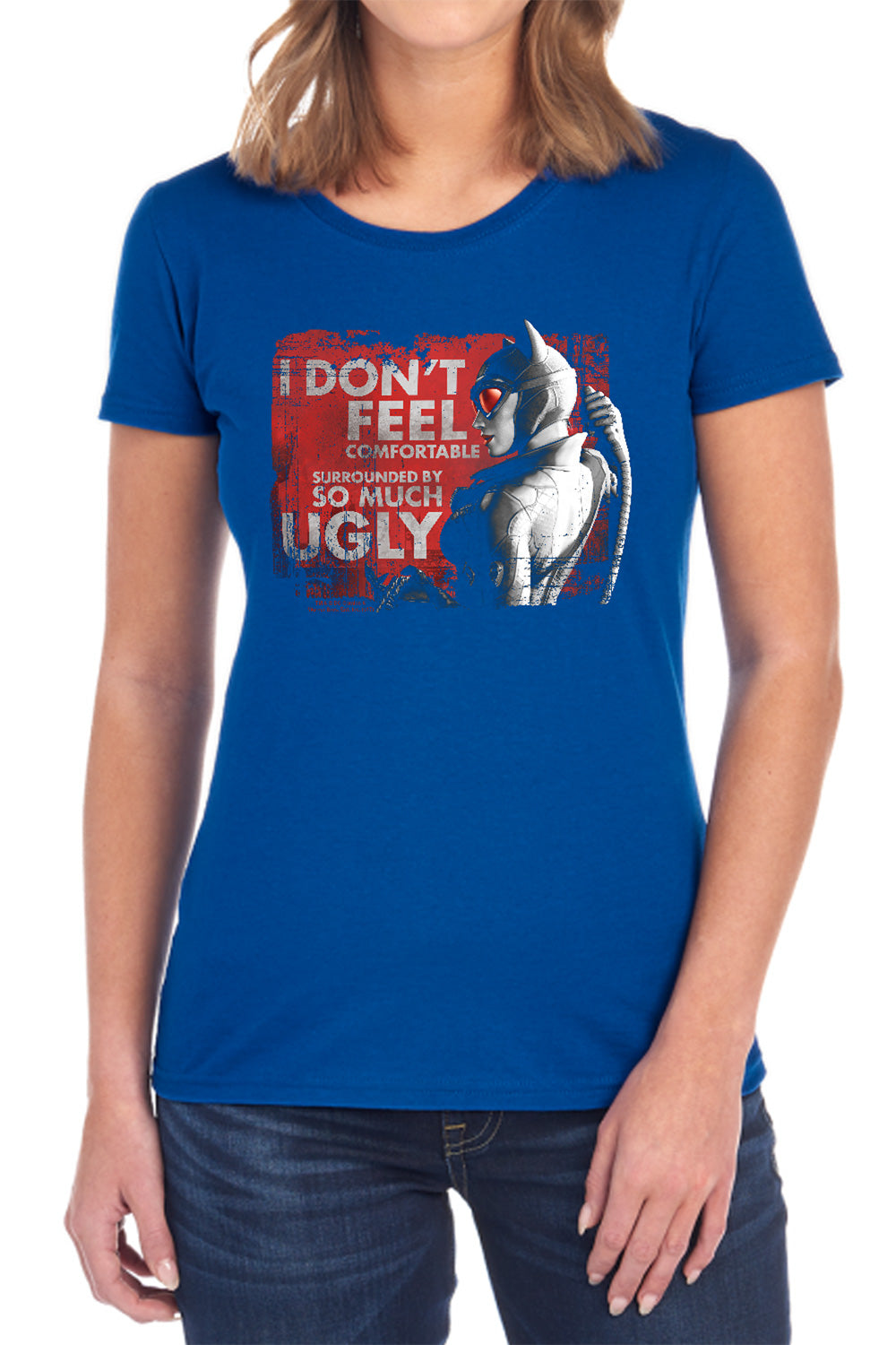 Batman Arkham City So Much Ugly Women's 18/1 Cotton Short-Sleeve T-Shirt