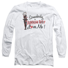 Batman Arkham City Somebody Loves Me Men's 18/1 Cotton Long-Sleeve T-Shirt