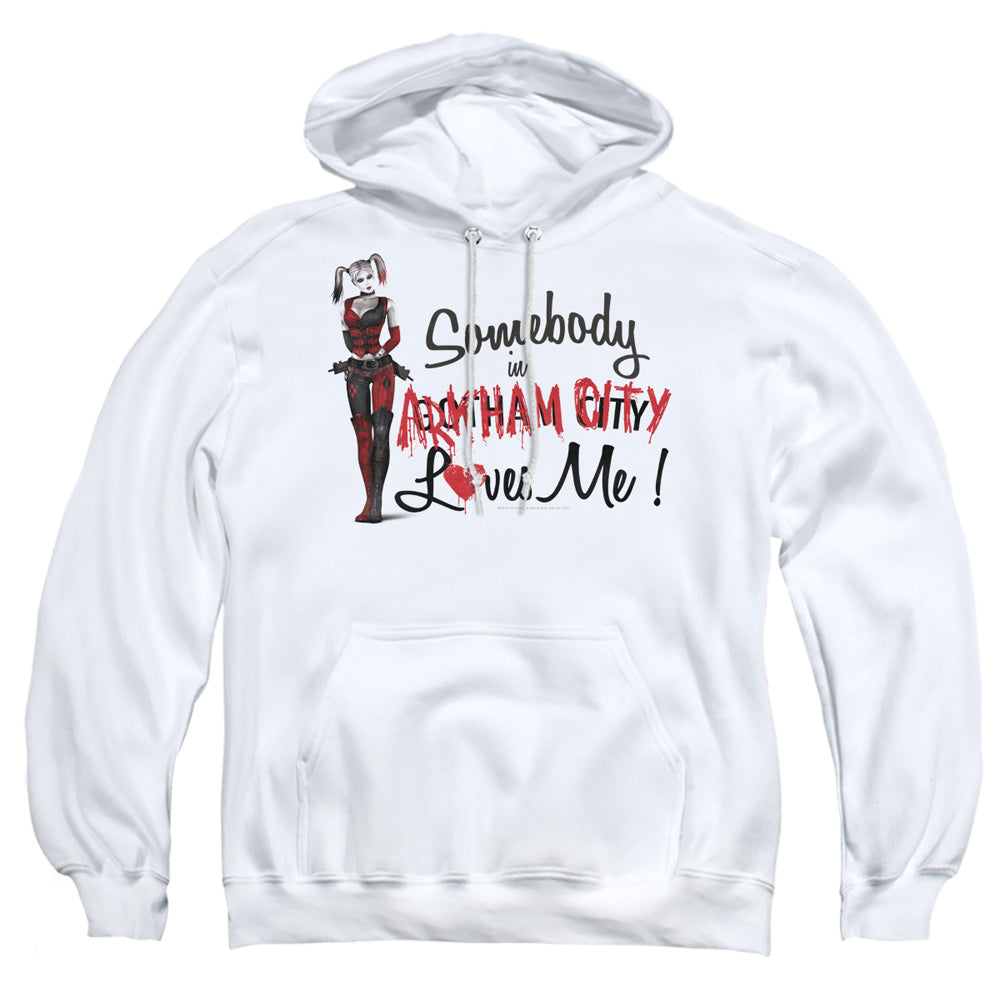 Batman Arkham City Somebody Loves Me Men's Pull-Over 75 25 Poly Hoodie