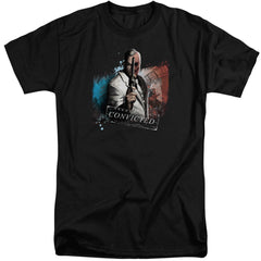 Batman Arkham City Two Face Men's 18/1 Tall Cotton Short-Sleeve T-Shirt