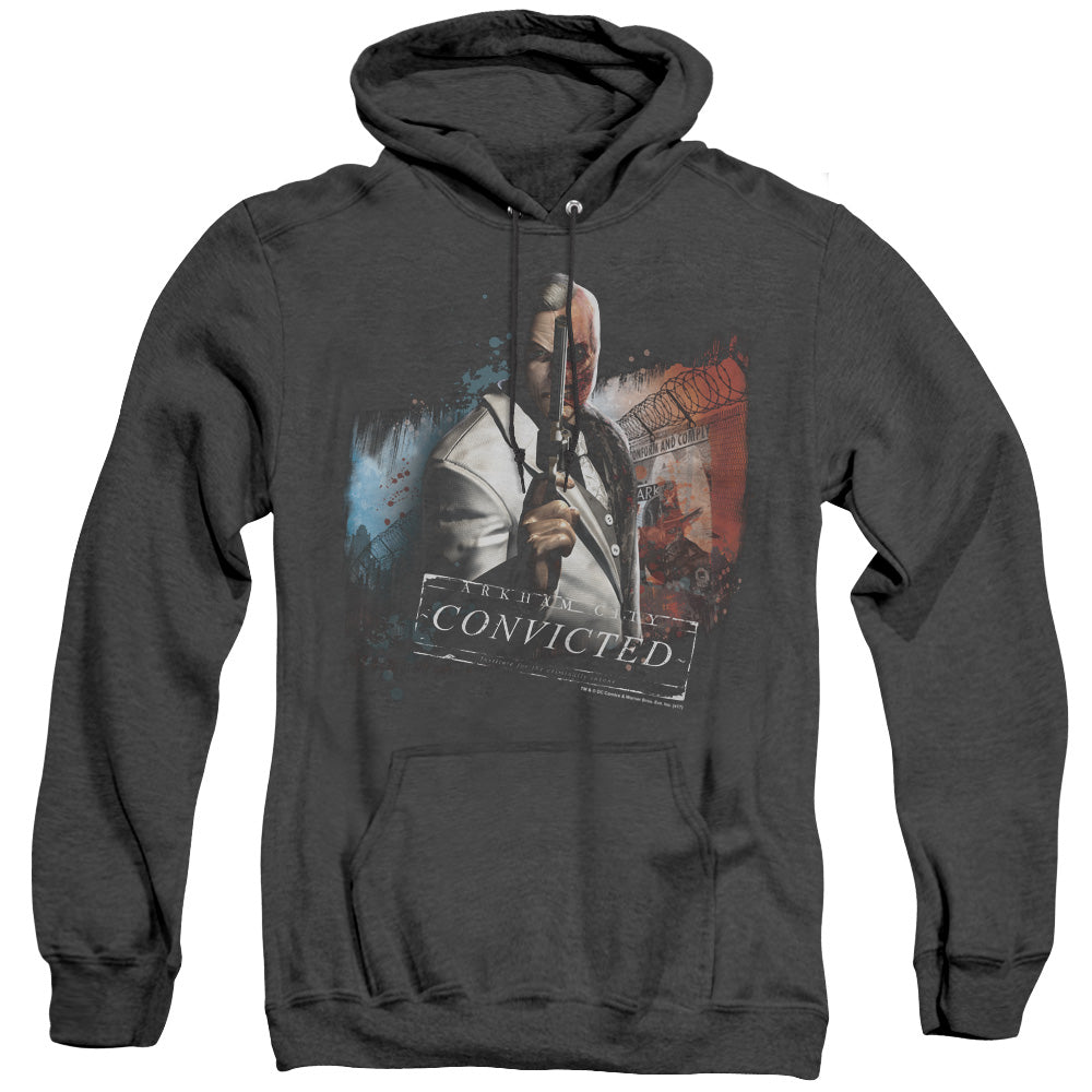 Batman Arkham City Two Face Men's Pull-Over Hoodie