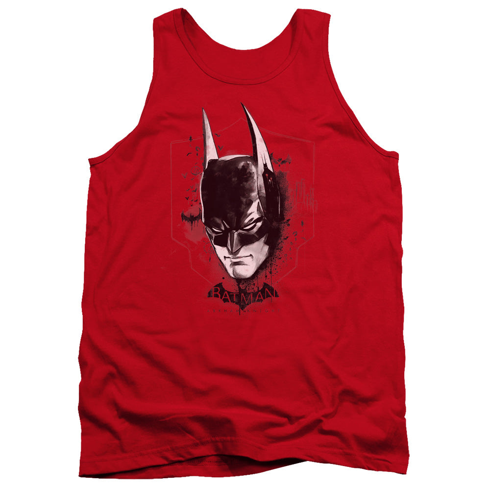 Batman Arkham Knight Ak Head Men's 18/1 Cotton Tank Top