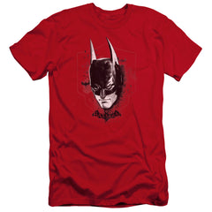 Batman Arkham Knight Ak Head Men's Ultra-Soft 30/1 Cotton Slim Short-Sleeve T-Shirt