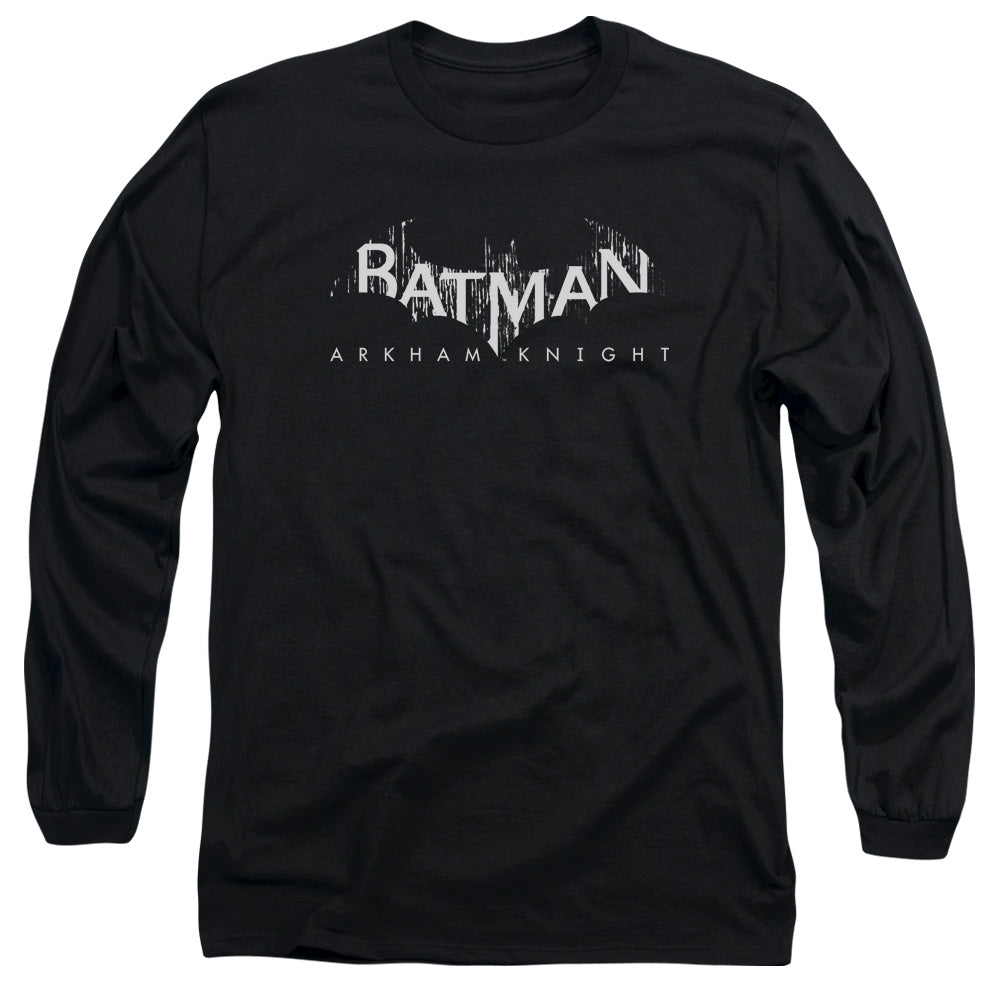 Batman Arkham Knight Ak Splinter Logo Men's 18/1 Cotton Long-Sleeve T-Shirt