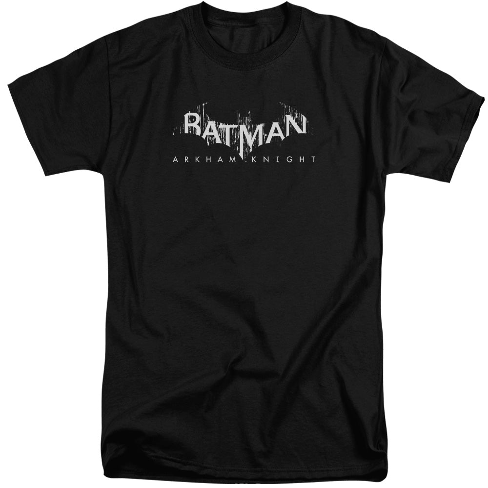 Batman Arkham Knight Ak Splinter Logo Men's 18/1 Tall Cotton Short-Sleeve T-Shirt