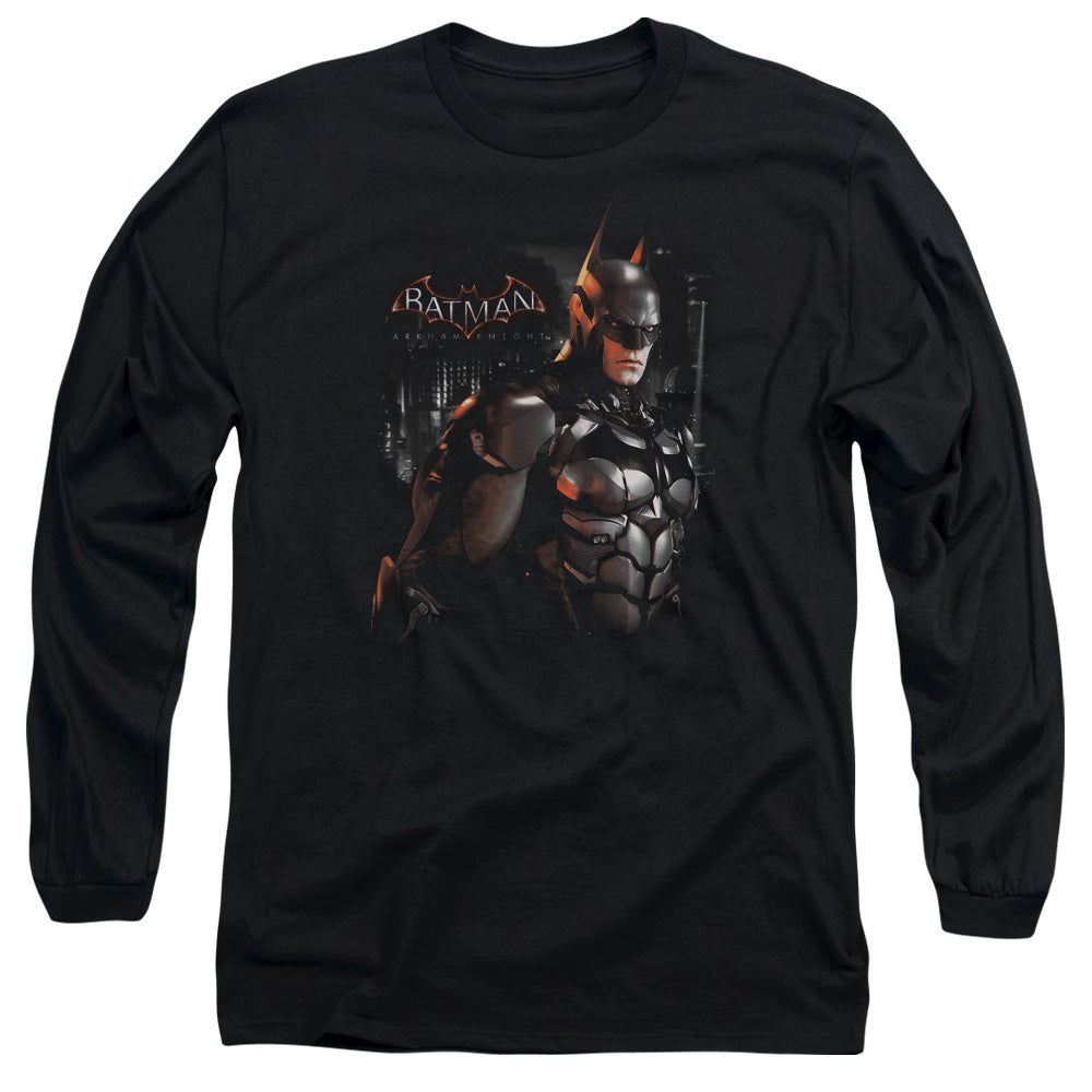 Batman Arkham Knight Dark Knight Men's 18/1 Cotton Long-Sleeve T-Shirt