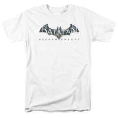 Batman Arkham Knight Descending Logo Men's 18/1 Cotton Short-Sleeve T-Shirt