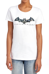 Batman Arkham Knight Descending Logo Women's 18/1 Cotton Short-Sleeve T-Shirt