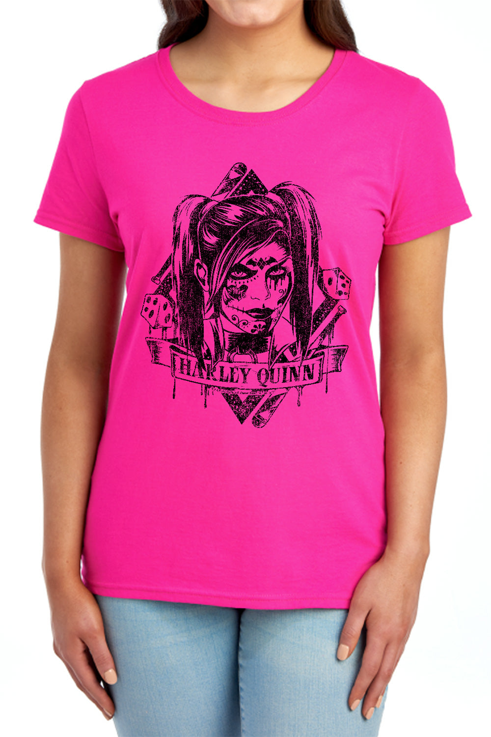 Batman Arkham Knight Diamond Women's 18/1 Cotton Short-Sleeve T-Shirt