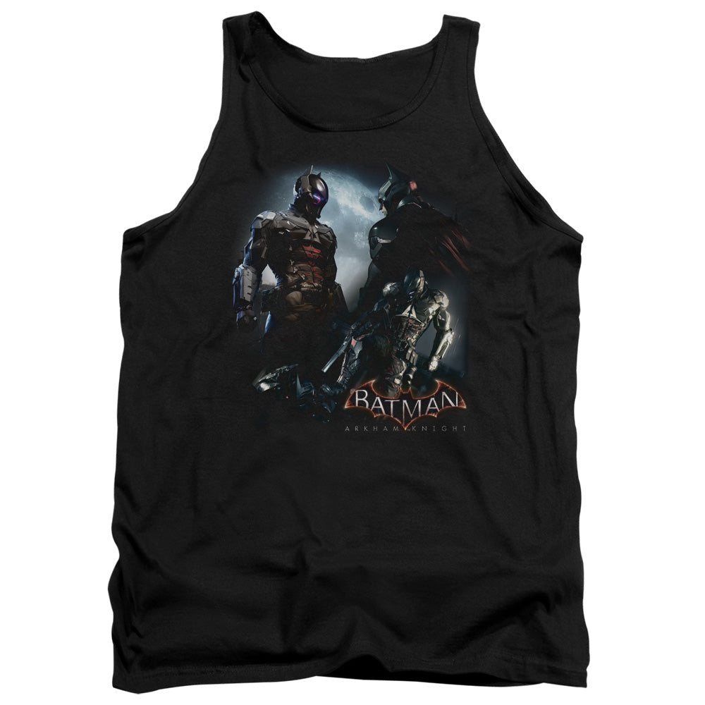 Batman Arkham Knight Face Off Men's 18/1 Cotton Tank Top