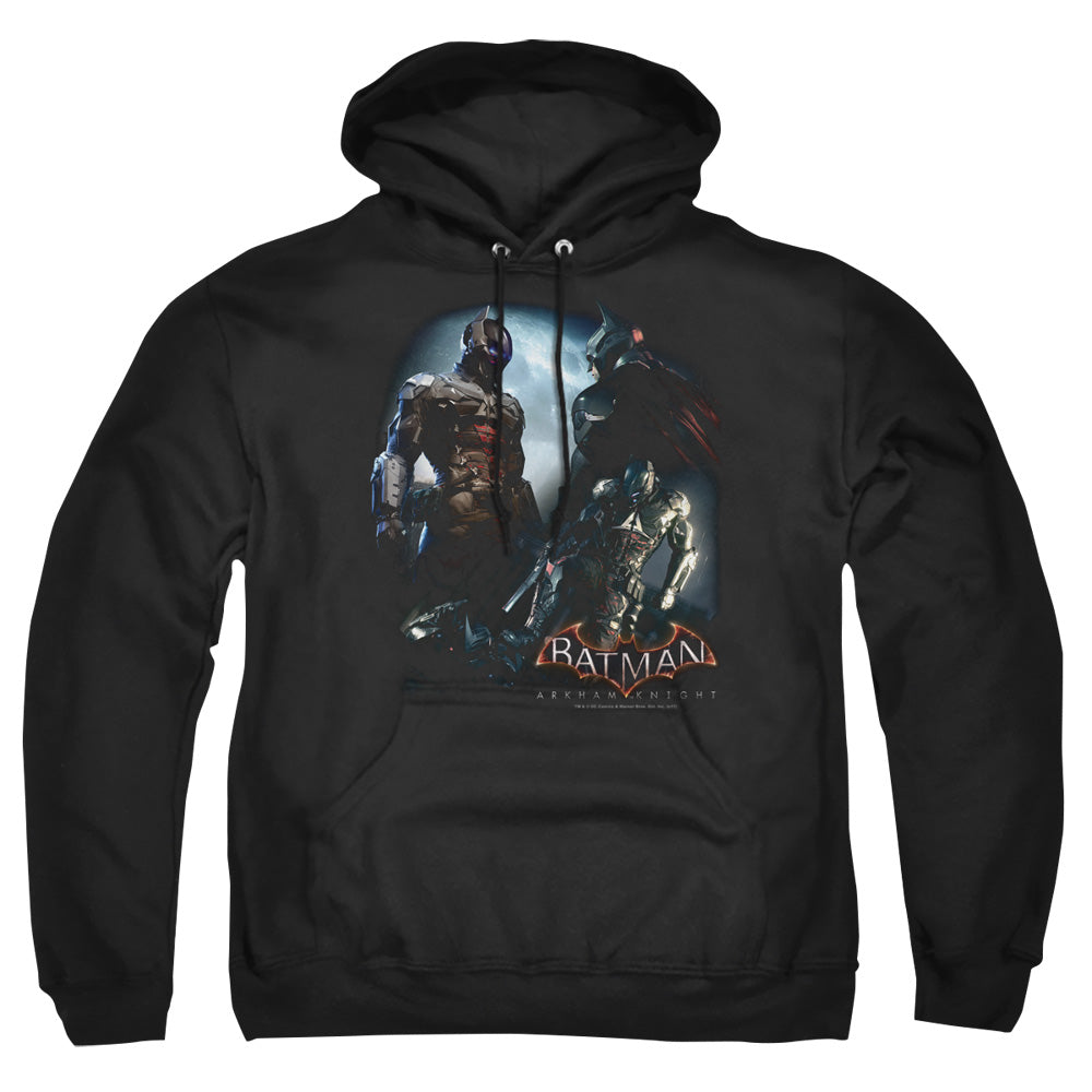 Batman Arkham Knight Face Off Men's Pull-Over 75 25 Poly Hoodie