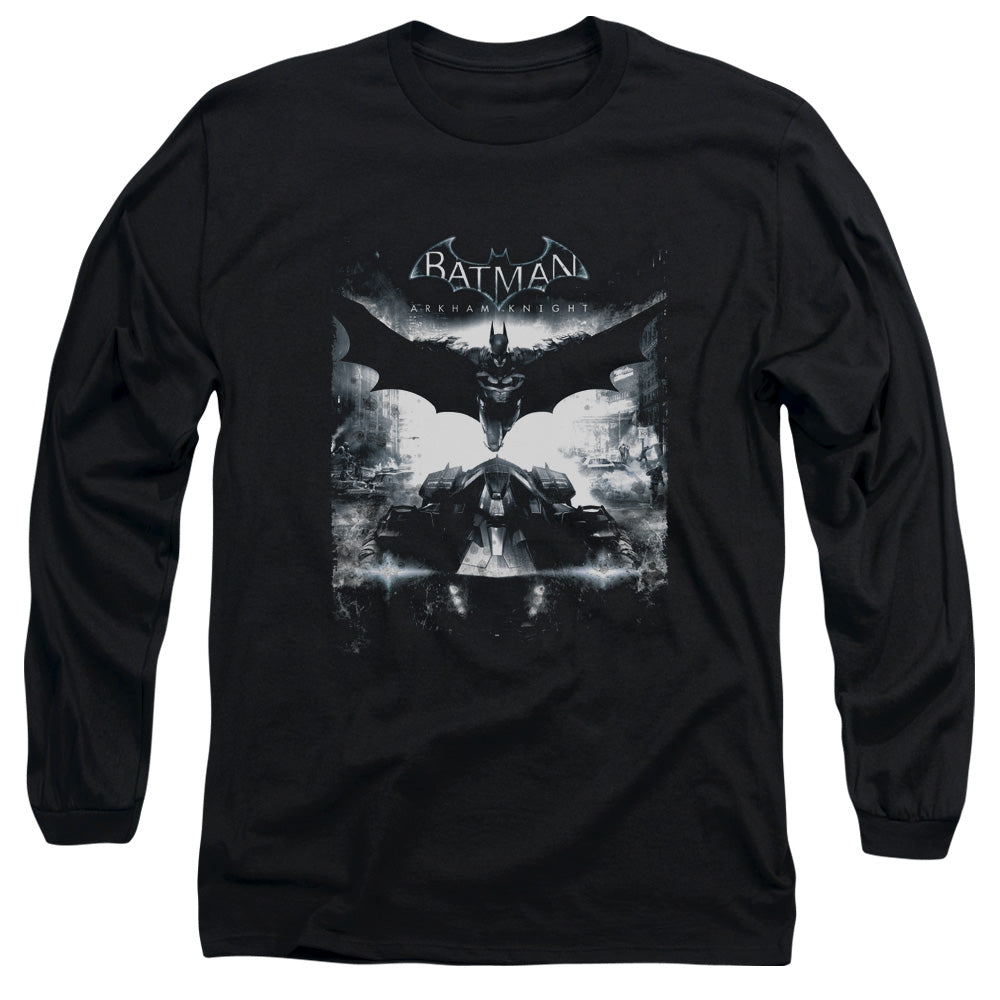 Batman Arkham Knight Forward Force Men's 18/1 Cotton Long-Sleeve T-Shirt