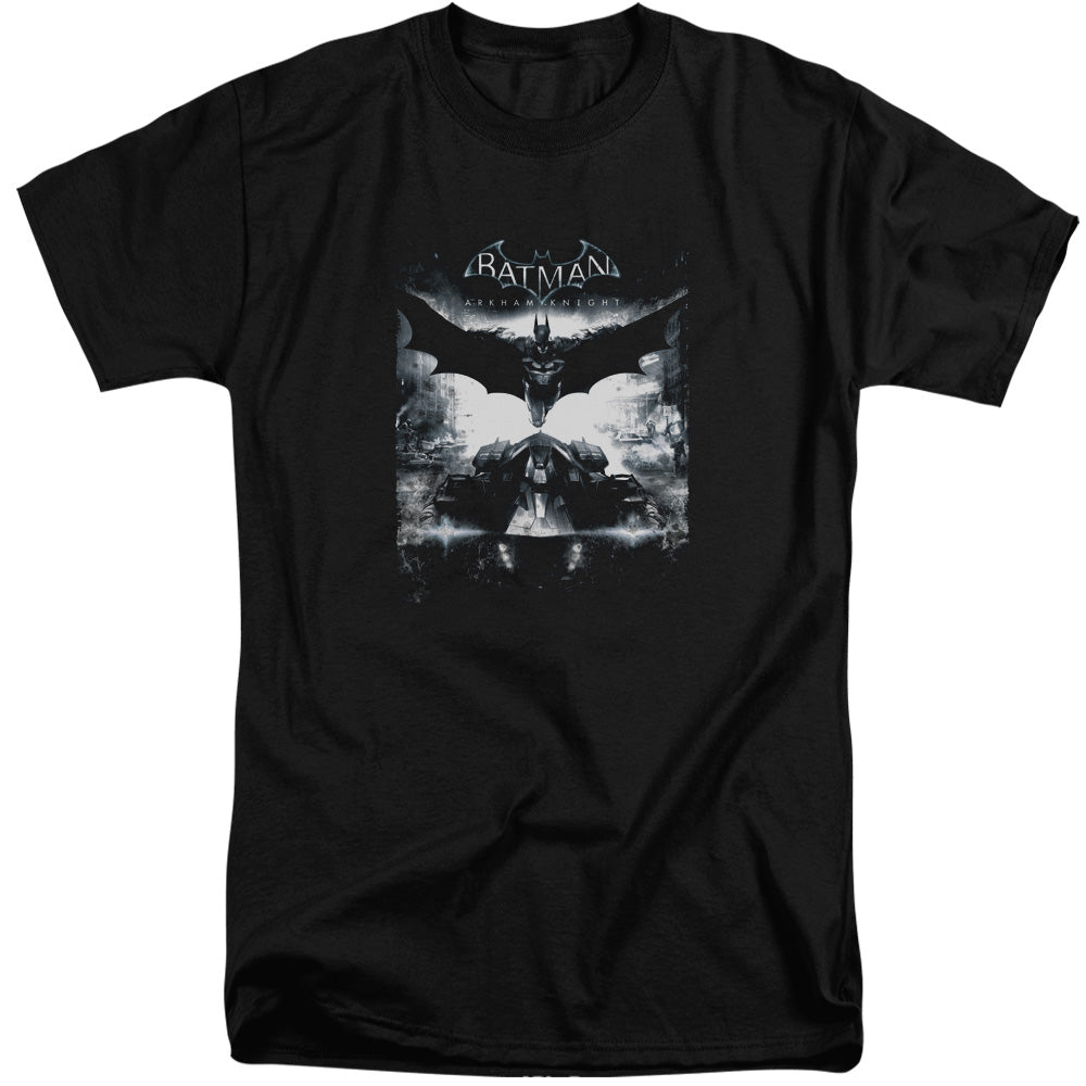 Batman Arkham Knight Forward Force Men's 18/1 Tall Cotton Short-Sleeve T-Shirt