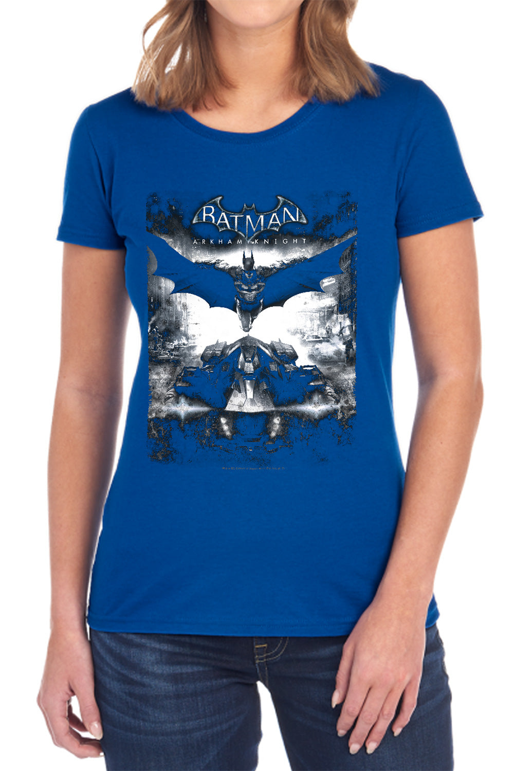 Batman Arkham Knight Forward Force Women's 18/1 Cotton Short-Sleeve T-Shirt
