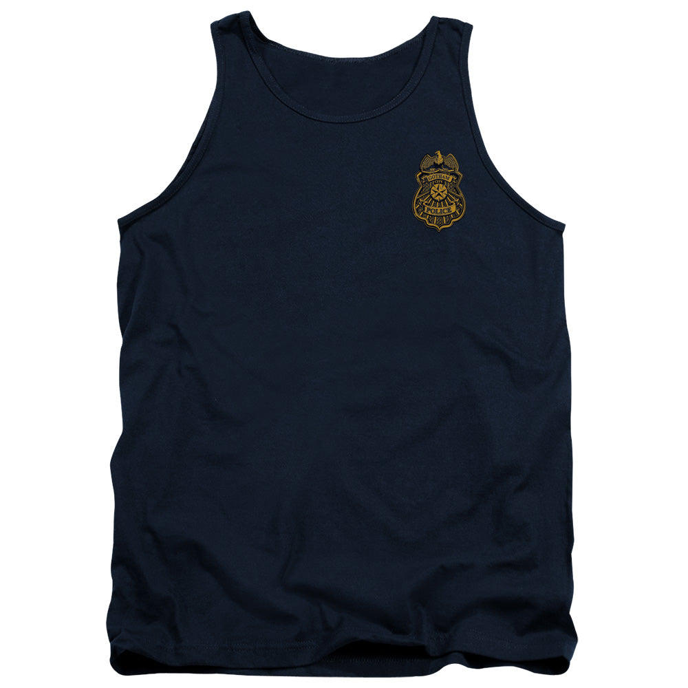 Batman Arkham Knight Gotham Badge Men's 18/1 Cotton Tank Top