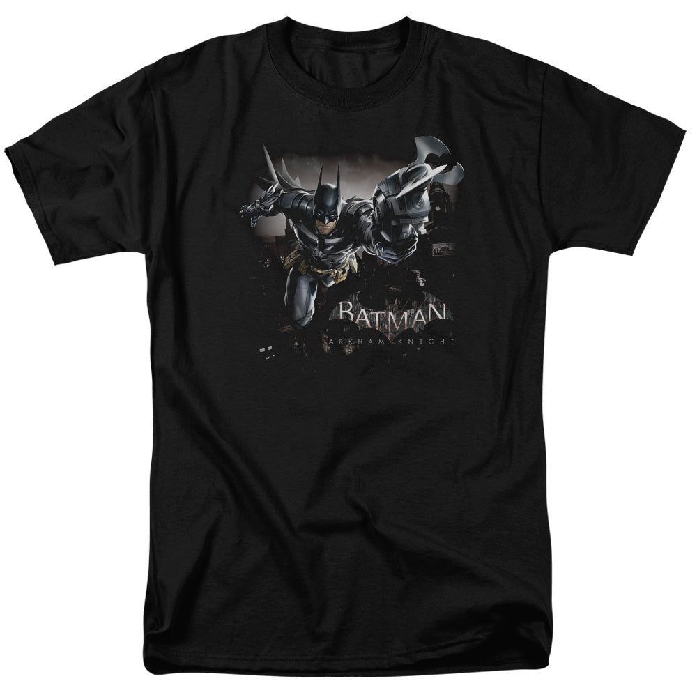 Batman Arkham Knight Grapple Men's 18/1 Cotton Short-Sleeve T-Shirt